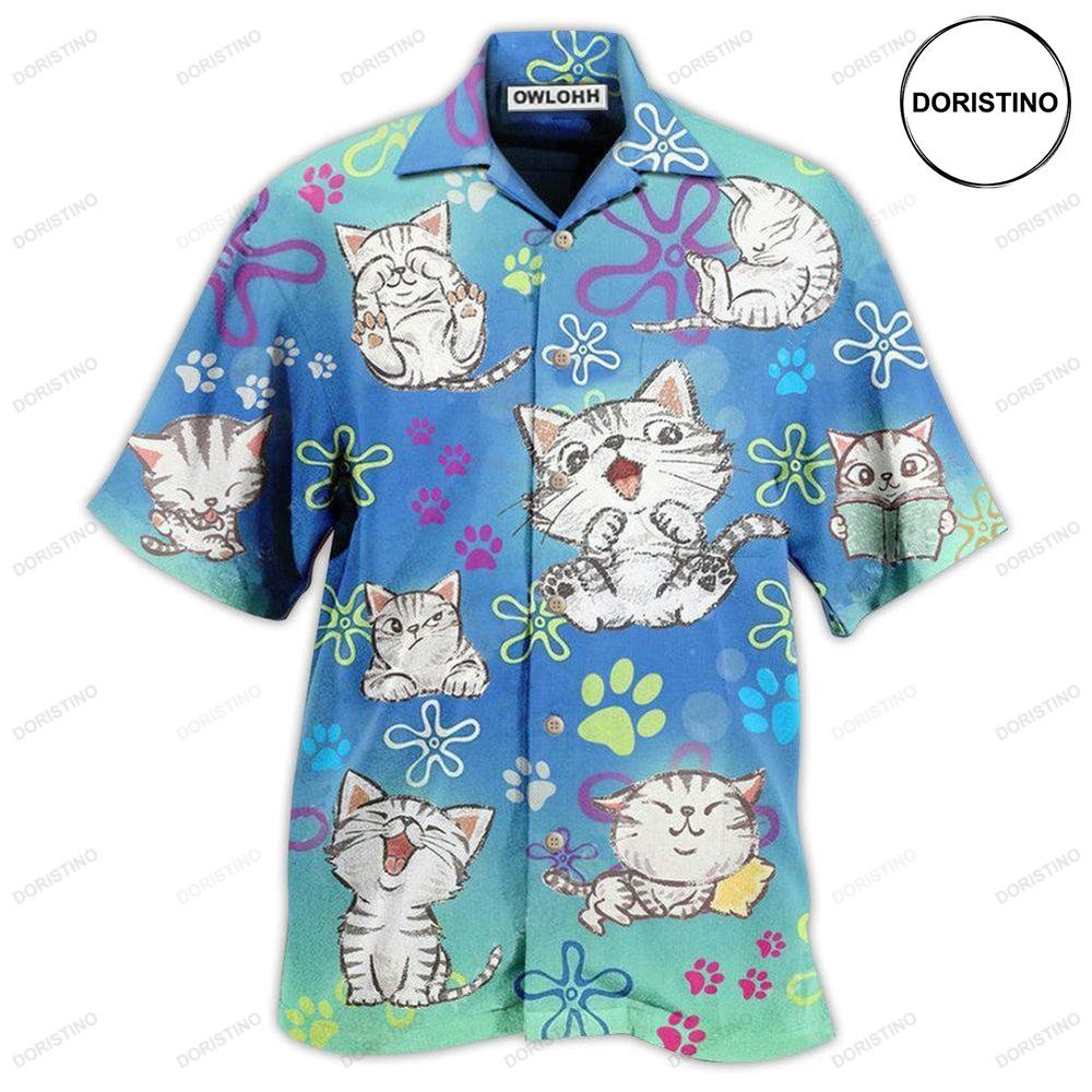 Cat All I Need Is Love And A Lovely Cat Awesome Hawaiian Shirt