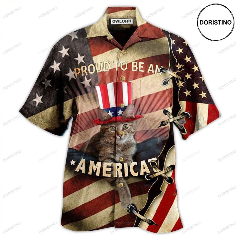 Cat America Proud To Be Beautiful Limited Edition Hawaiian Shirt