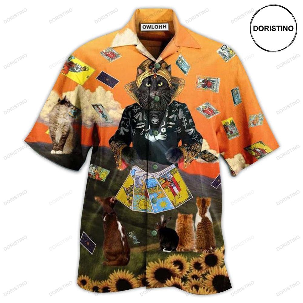 Cat And Tarot Limited Edition Hawaiian Shirt