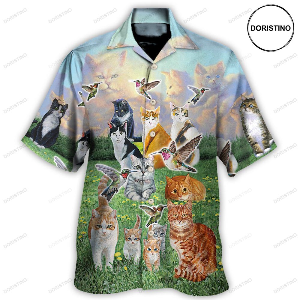 Cat Go To Heaven Awesome Hawaiian Shirt