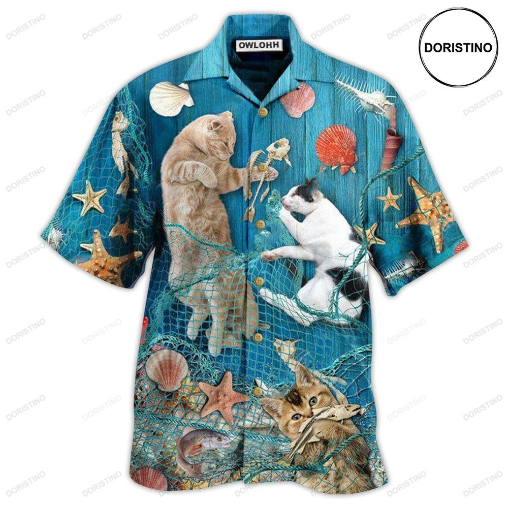 Cat Lazy On Beach Limited Edition Hawaiian Shirt