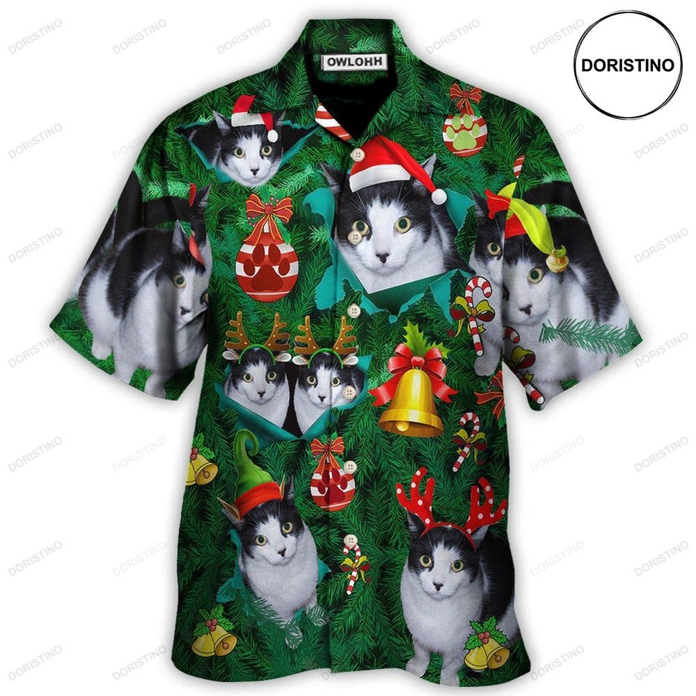Cat Lovely Cat Christmas Hawaiian Shirt
