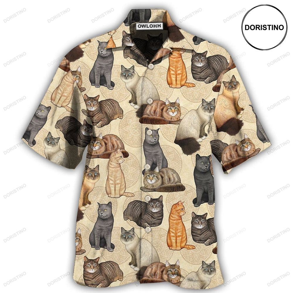 Cat Make Me Happy Awesome Hawaiian Shirt