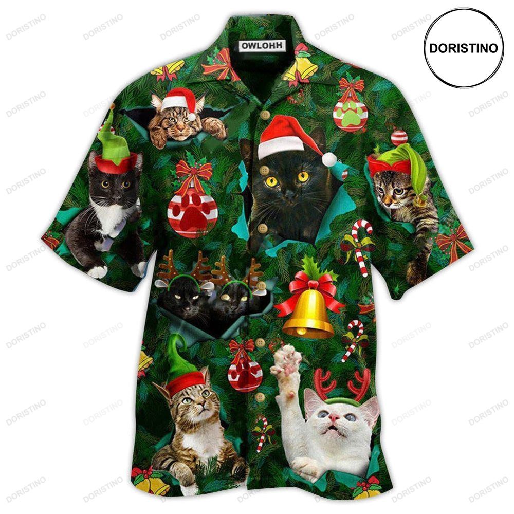 Cat Meowy Christmas Limited Edition Hawaiian Shirt
