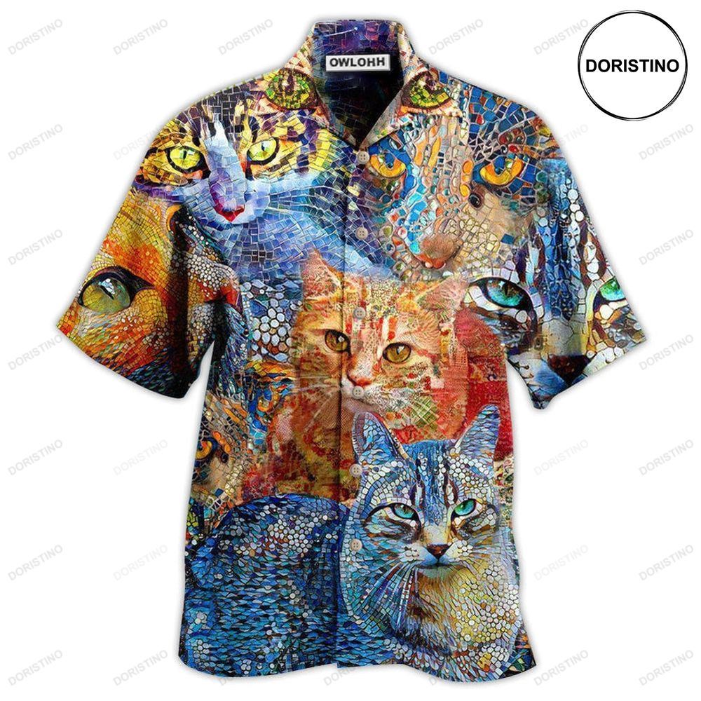 Cat Mosaic Amazing Limited Edition Hawaiian Shirt