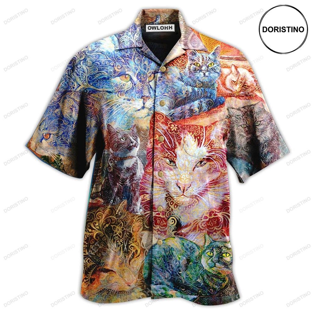Cat Sleeping Blur Limited Edition Hawaiian Shirt