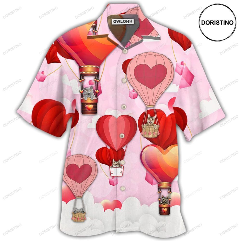 Cat Valentine Play With Air Balloon Limited Edition Hawaiian Shirt