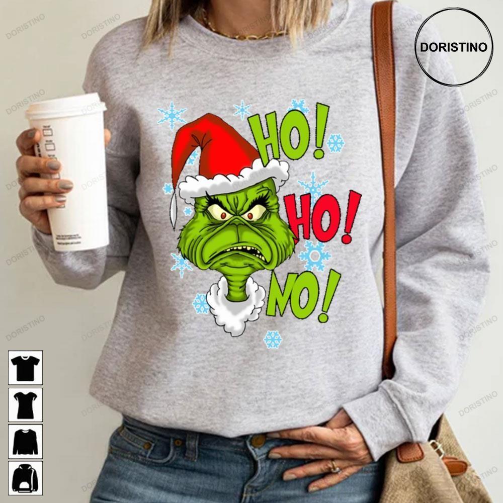 Youre A Mean One Ho Ho Ho Grinch Christmas 2 Doristino Sweatshirt Long Sleeve Hoodie