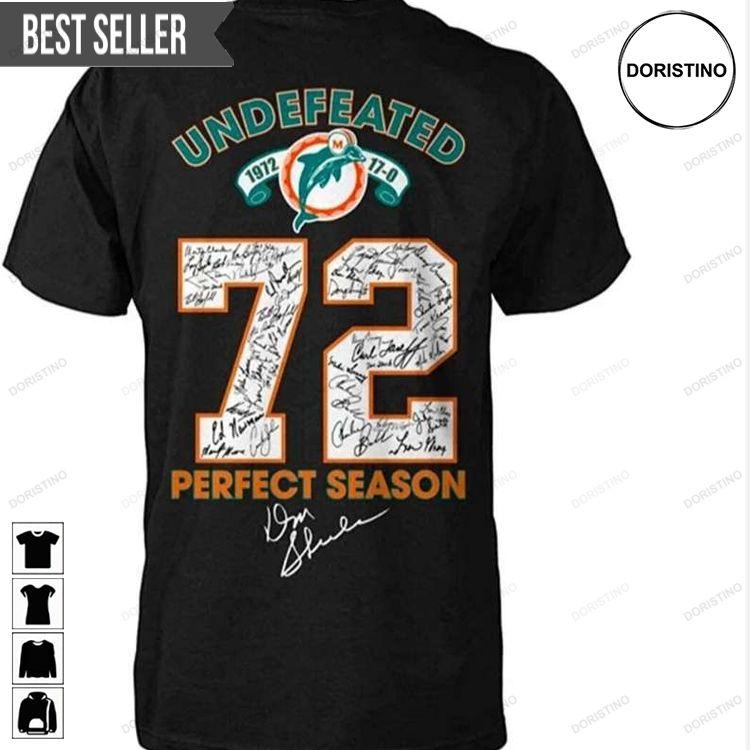 Dolphins Pop Undefeated Perfect Season Back Side Doristino Tshirt Sweatshirt Hoodie