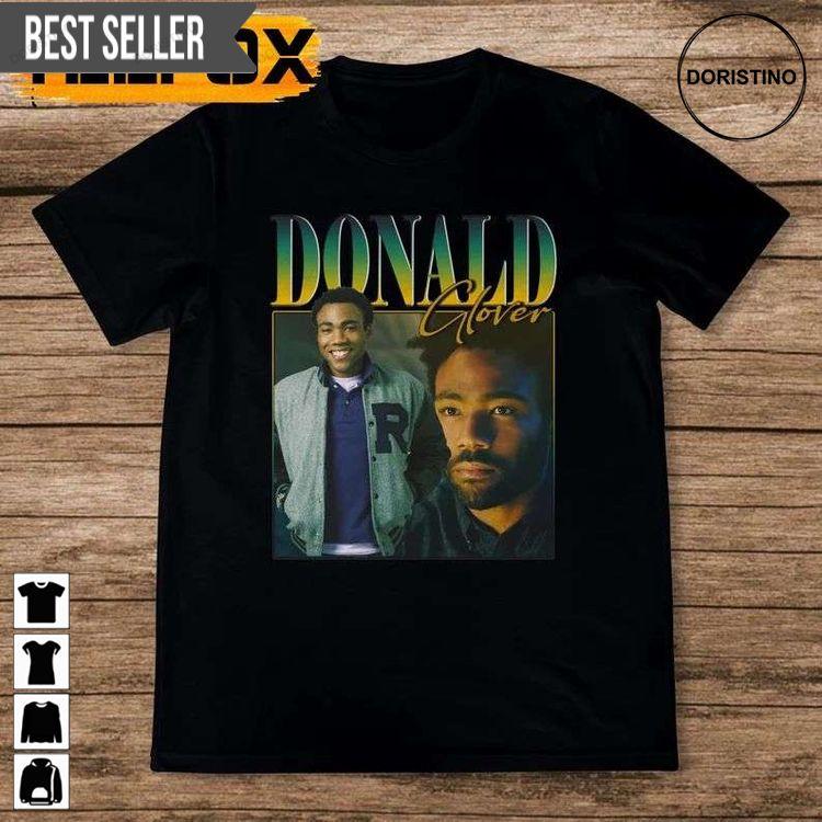Donald Glover Movie Actor Black Unisex Doristino Tshirt Sweatshirt Hoodie