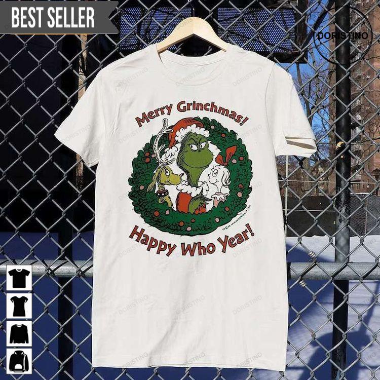 Dr Seuss The Grinch Merry Grinchmas Happy Who Year 1998 Doristino Hoodie Tshirt Sweatshirt
