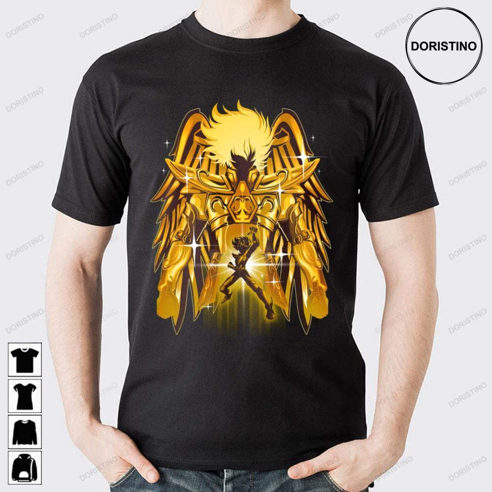 Pegasus Gold Saint Seiya Soul Of Gold Doristino Limited Edition T-shirts
