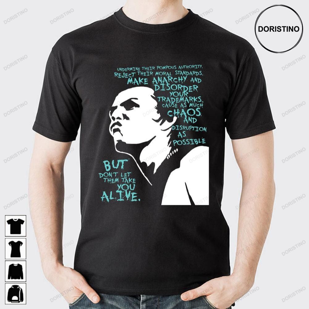 Sid Vicious Dead Or Alive Graphic Doristino Awesome Shirts