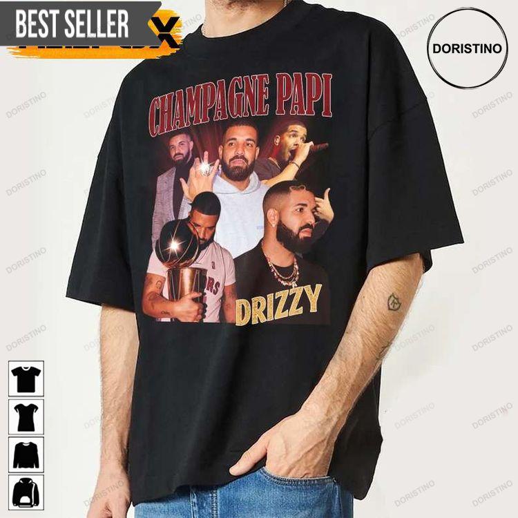 Drake Champagne Papi Rapper Hip Hop Music Vintage Doristino Tshirt Sweatshirt Hoodie