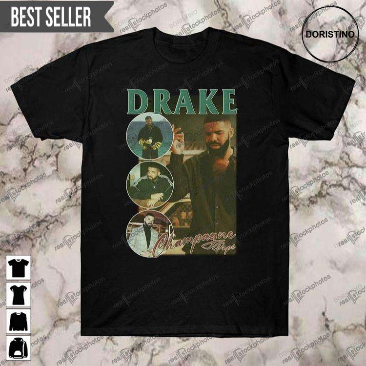 Drake Champagne Vintage Retro Doristino Sweatshirt Long Sleeve Hoodie