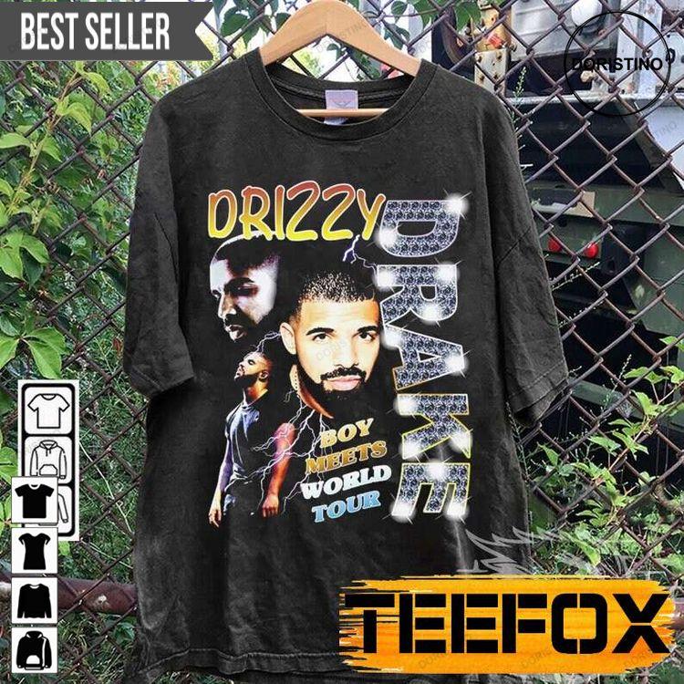 Drake Drizzy Boy Meets World Tour Short sleeve Doristino