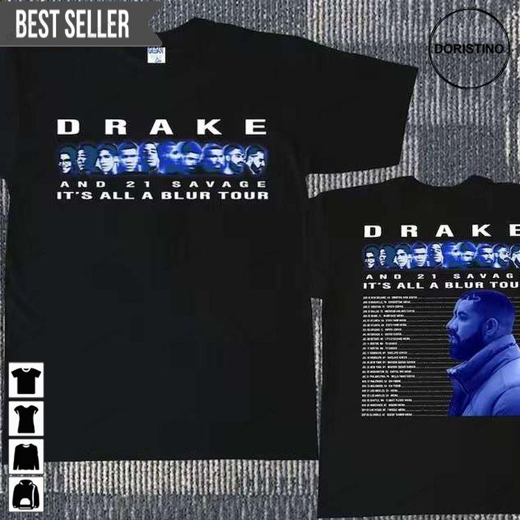 Drake Its All A Blur Tour 2023 Short-sleeve Doristino Tshirt Sweatshirt Hoodie