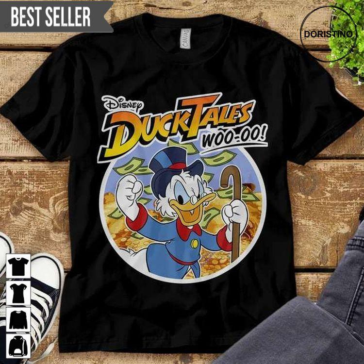 Ducktales Uncle Scrooge Woo-oo Disney Doristino Tshirt Sweatshirt Hoodie