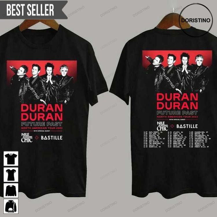 Duran Duran Future Fast North American Tour 2023 Short-sleeve Doristino Sweatshirt Long Sleeve Hoodie
