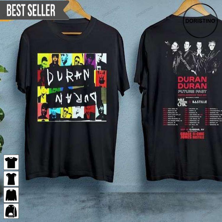 Duran Duran North American Tour The Future Past Tour 2023 Short-sleeve Doristino Tshirt Sweatshirt Hoodie
