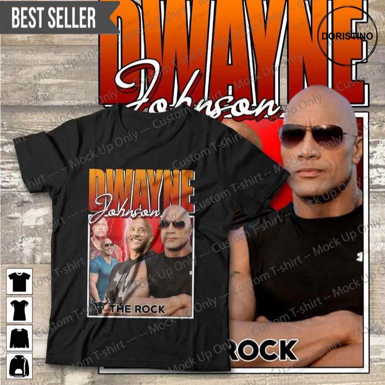 Dwayne Johnson The Rock Actor Ver 2 Doristino Sweatshirt Long Sleeve Hoodie