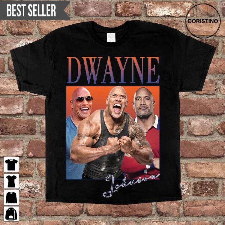 Dwayne The Rock Johnson Vintage Unisex Doristino Hoodie Tshirt Sweatshirt