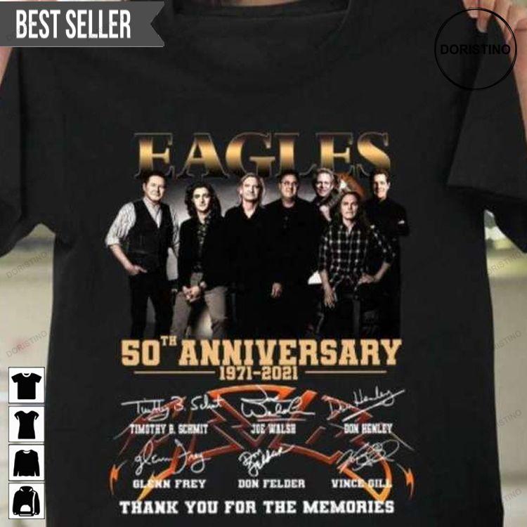 Eagles 50th Anniversary Signatures Doristino Tshirt Sweatshirt Hoodie