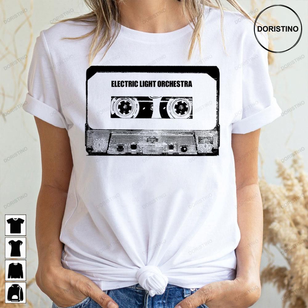 Black Art Cassette Tape Electric Light Orchestra Doristino Limited Edition T-shirts