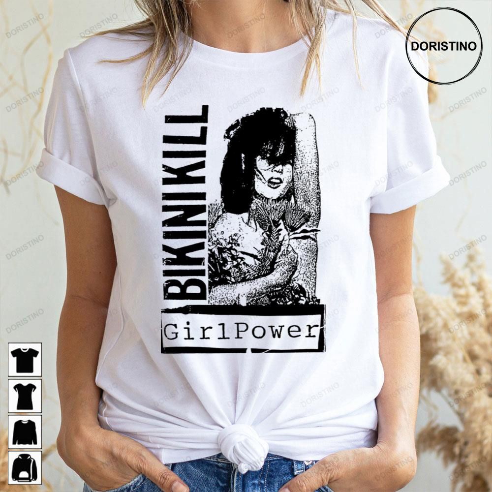 Black Art Girl Power Bikini Kill Doristino Limited Edition T-shirts