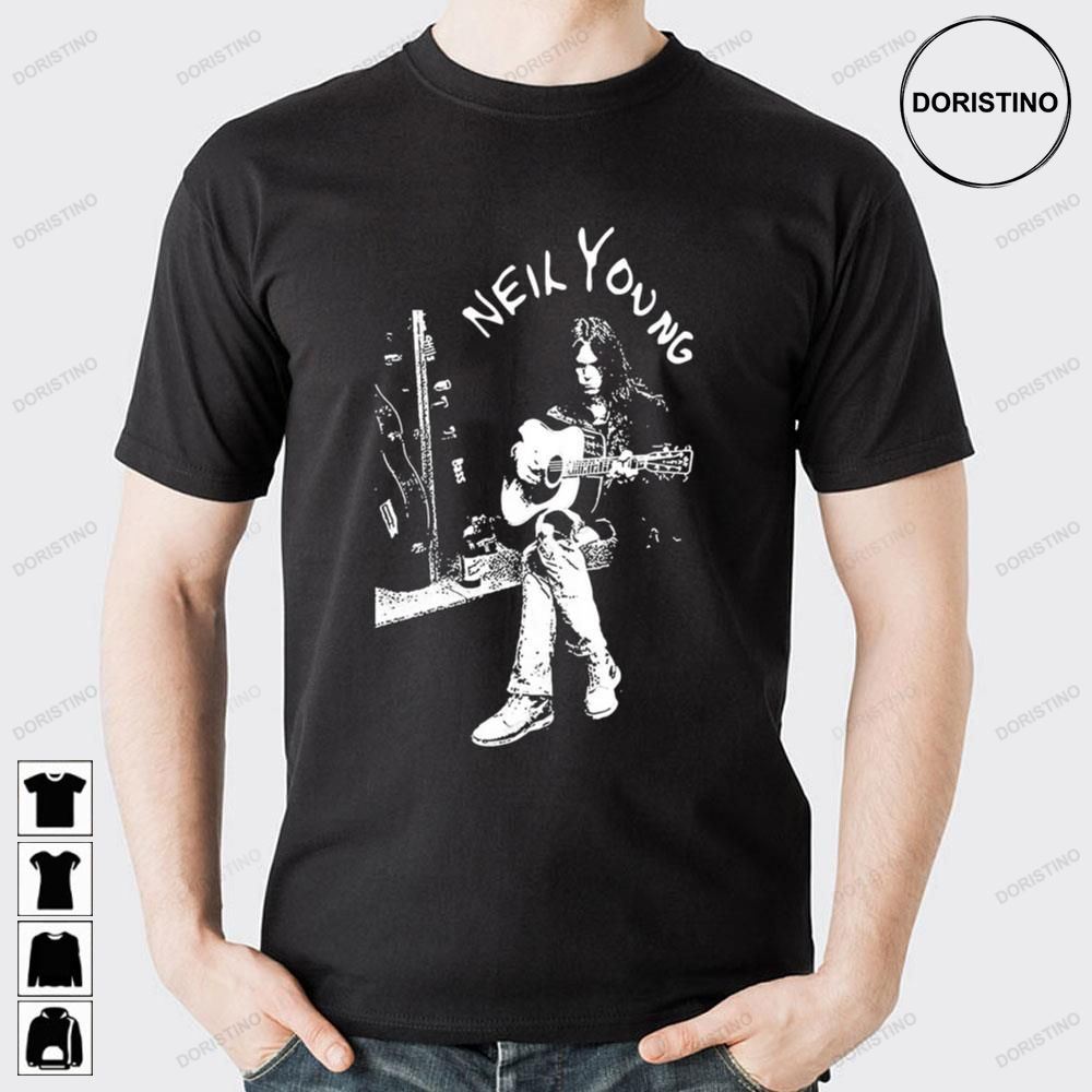 Black Art Guitar Neil Young Doristino Awesome Shirts