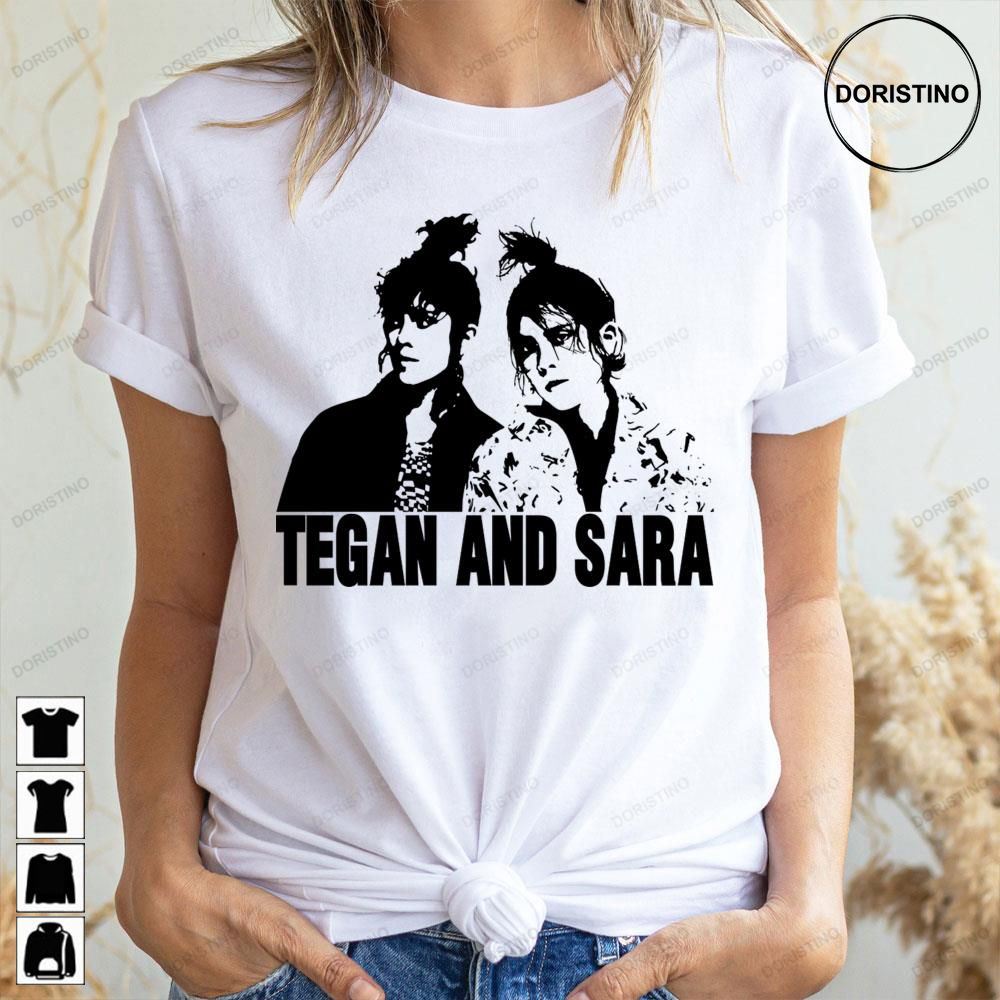 Black Art Pop Illustration Tegan And Sara Doristino Trending Style