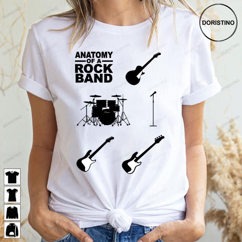 Black Art Rock Band Anatomy Doristino Awesome Shirts