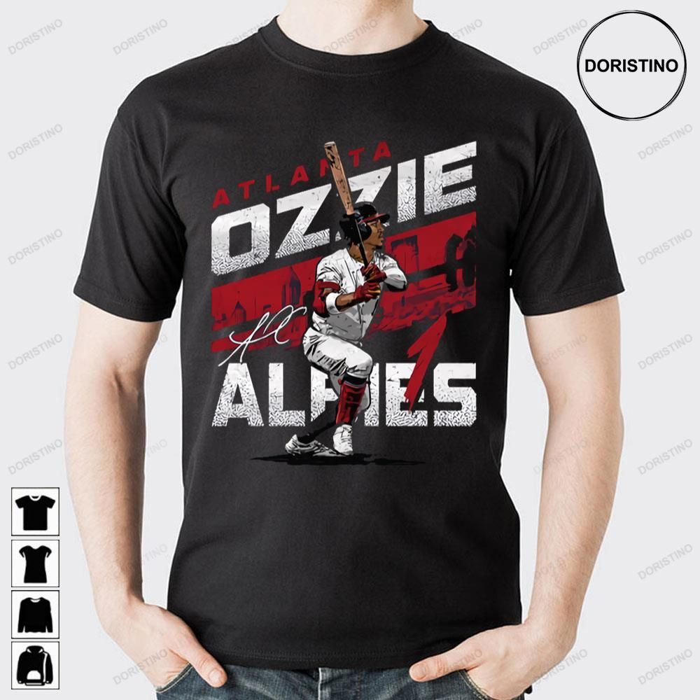 Vintage Ozzie Albies Atlanta Doristino Limited Edition T-shirts