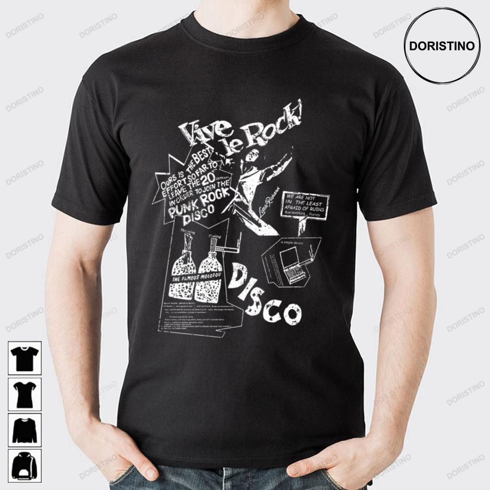 Vive Le Rock Sid Vicious 1977 Authentic Sex Pistols Doristino Limited Edition T-shirts