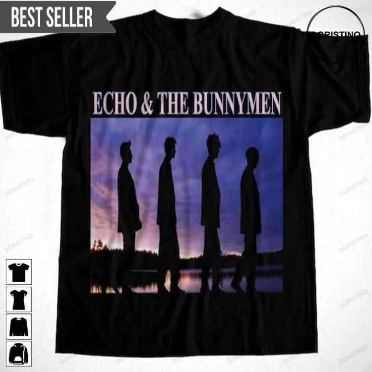 Echo The Bunnymen Rock Band New Wave Post Punk Unisex Doristino Tshirt Sweatshirt Hoodie