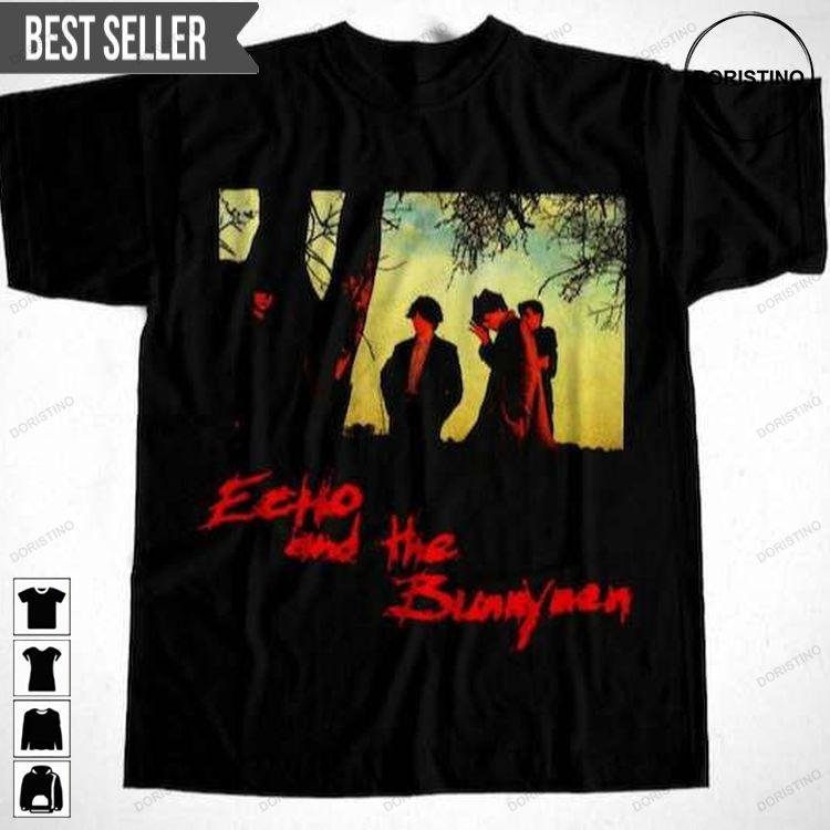 Echo The Bunnymen Rock Band Unisex Doristino Sweatshirt Long Sleeve Hoodie