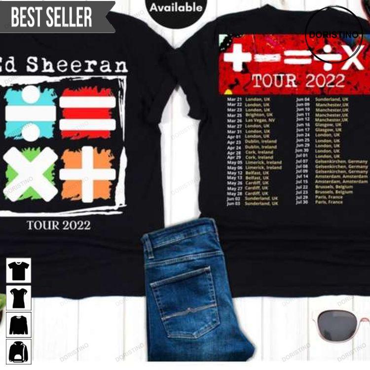 Ed Sheeran 2022 Tour Doristino Sweatshirt Long Sleeve Hoodie