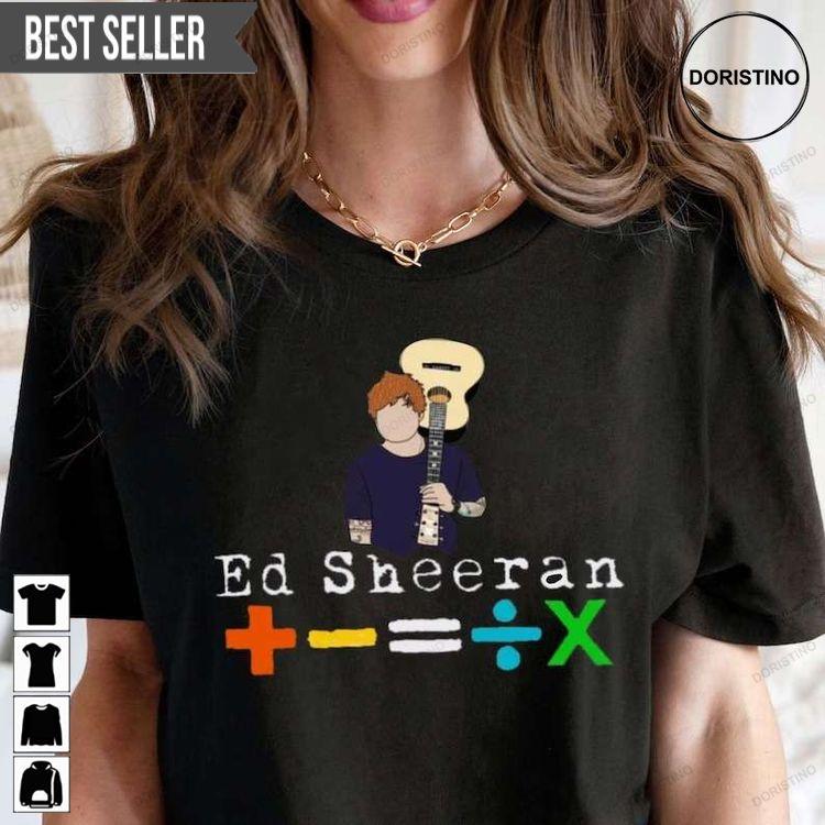 Ed Sheeran Mathematics Concert 2023 Short-sleeve Doristino Tshirt Sweatshirt Hoodie