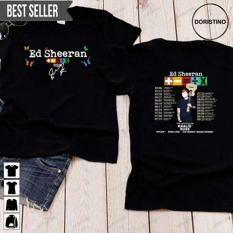 Ed Sheeran Mathematics Tour 2023 Music Concert Short-sleeve Doristino Tshirt Sweatshirt Hoodie