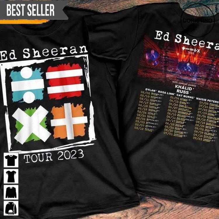 Ed Sheeran Mathematics Tour Australia Us 2023 Doristino Sweatshirt Long Sleeve Hoodie