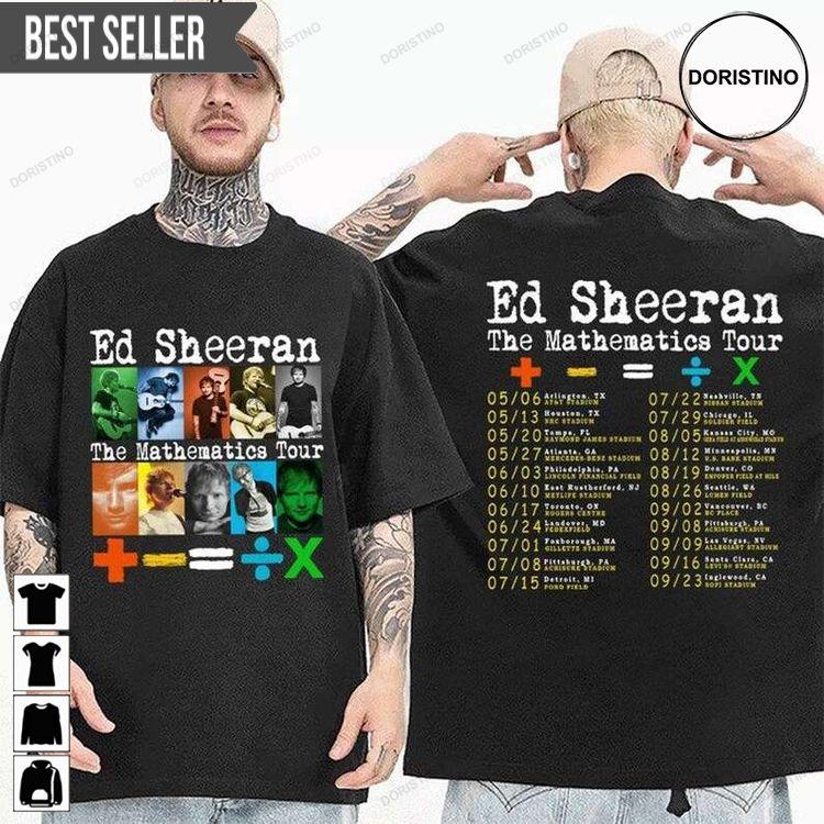 Ed Sheeran The Mathematics Tour 2023 Doristino Sweatshirt Long Sleeve Hoodie