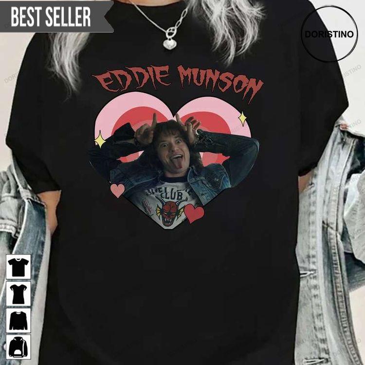 Eddie Munson Funny Stranger Things Doristino Sweatshirt Long Sleeve Hoodie
