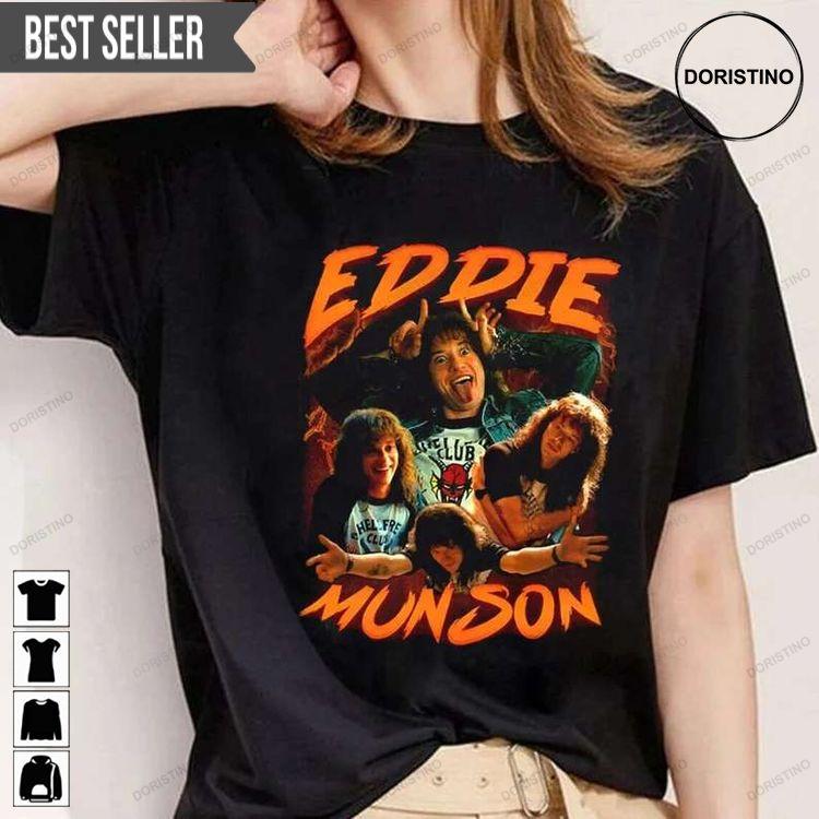 Eddie Munson Stranger Things Black Doristino Sweatshirt Long Sleeve Hoodie