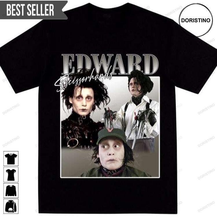 Edward Scissorhands Tim Burton Johnny Depp Doristino Sweatshirt Long Sleeve Hoodie