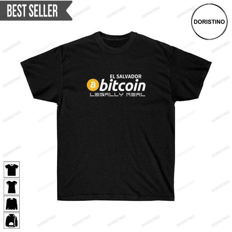 El Salvador Bitcoin Unisex Doristino Tshirt Sweatshirt Hoodie