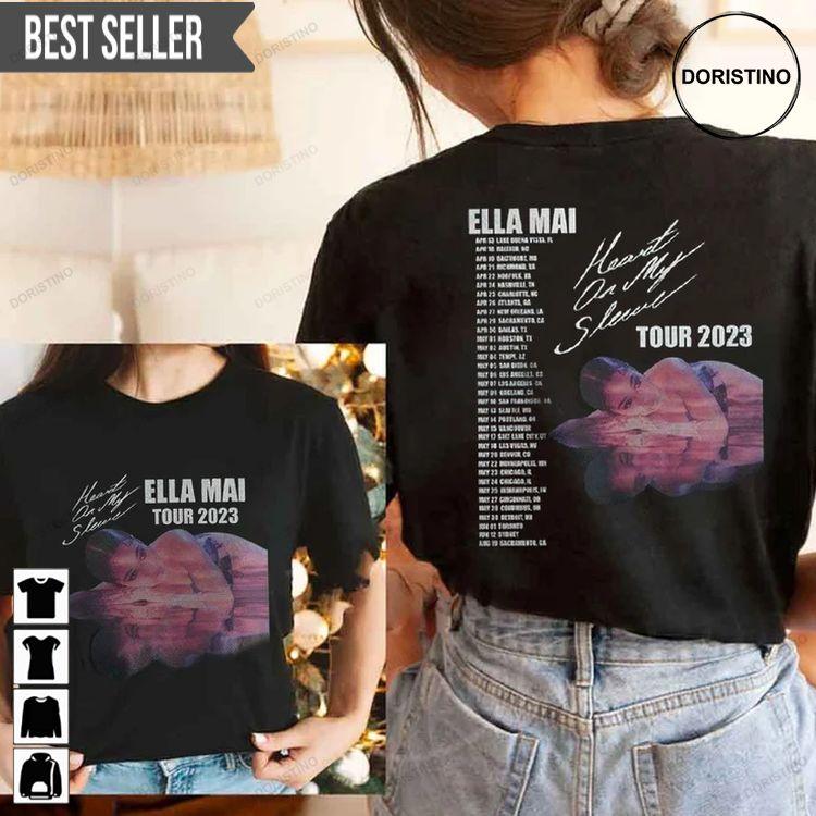 Ella Mai The Heart On My Sleeve Tour 2023 Doristino Sweatshirt Long Sleeve Hoodie