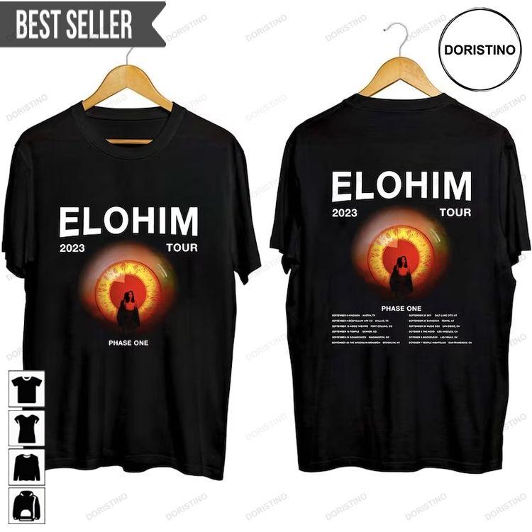 Elohim Music Tour 2023 Short-sleeve Doristino Sweatshirt Long Sleeve Hoodie