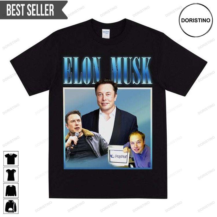 Elon Musk Vintage Unisex Doristino Hoodie Tshirt Sweatshirt