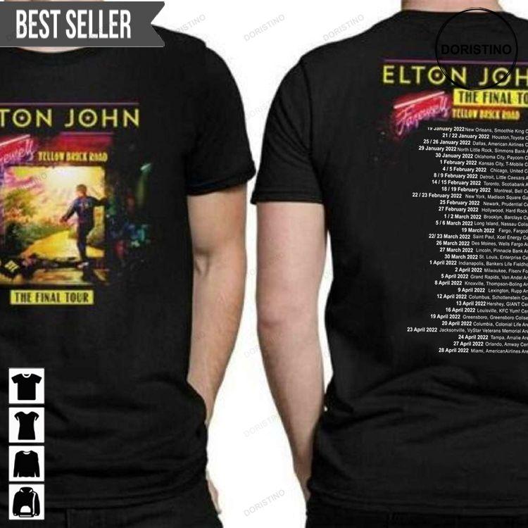 Elton John Farewell Tour 2022 Ver 2 Doristino Tshirt Sweatshirt Hoodie