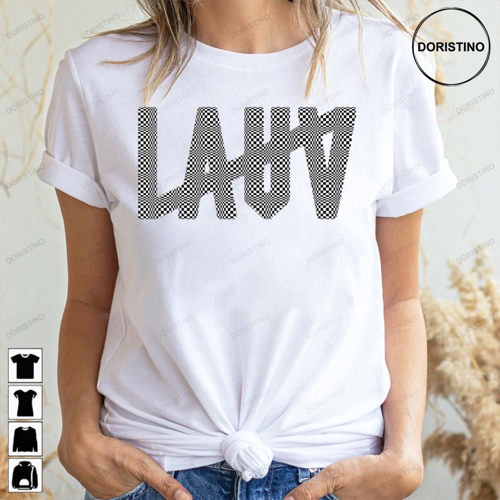 Black Art Text Lauv Band Logo Doristino Trending Style